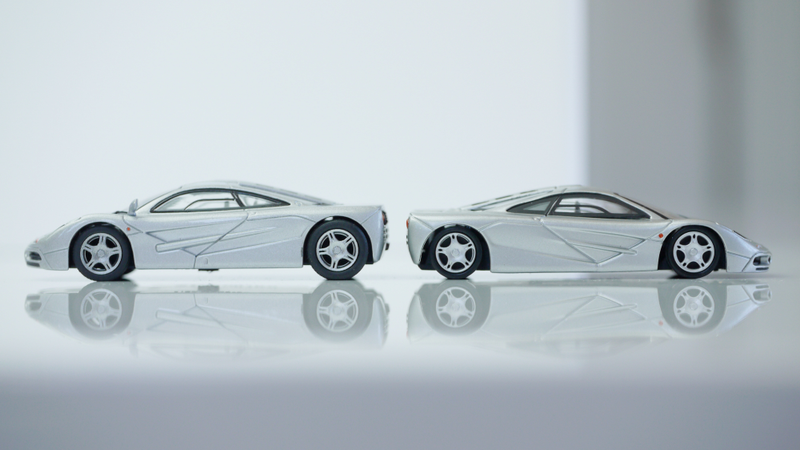 Illustration for article titled Kyosho British Sports Car collection 1/64 # 76 - Project Speeding Kiwi # 1 - 1998 McLaren F1